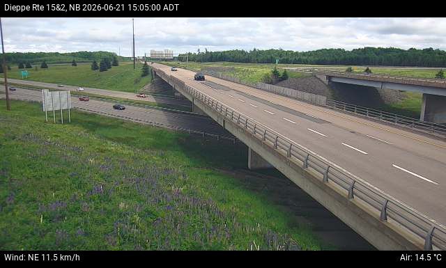 Web Cam image of Dieppe/Moncton (NB Highway 2)