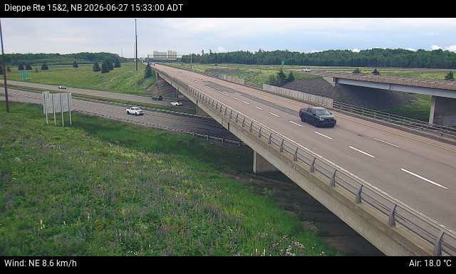 Web Cam image of Dieppe/Moncton (NB Highway 2)
