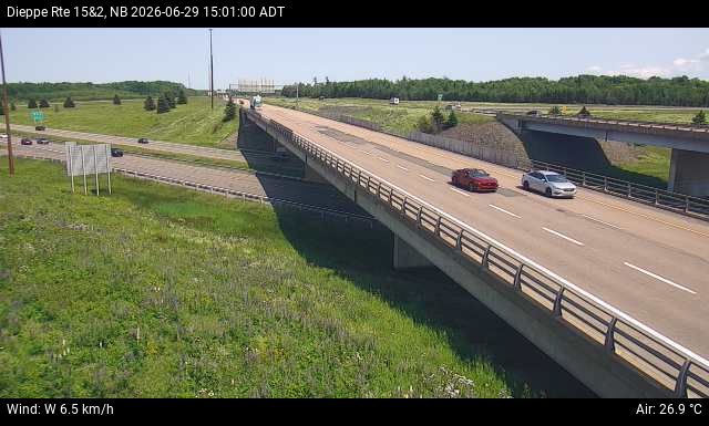 Web Cam image of Dieppe/Moncton (NB Highway 2)