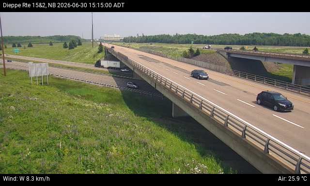 Web Cam image of Dieppe/Moncton (NB Highway 2)