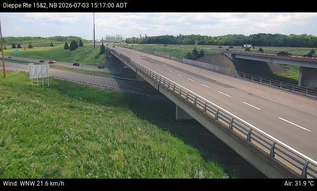 Web Cam image of Dieppe/Moncton (NB Highway 2)