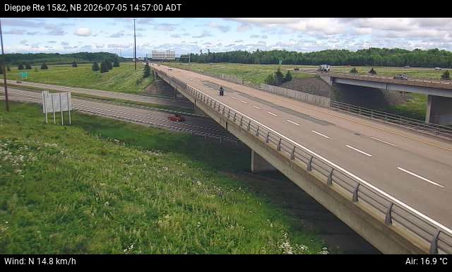 Web Cam image of Dieppe/Moncton (NB Highway 2)