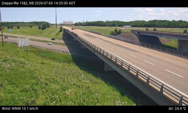 Web Cam image of Dieppe/Moncton (NB Highway 2)