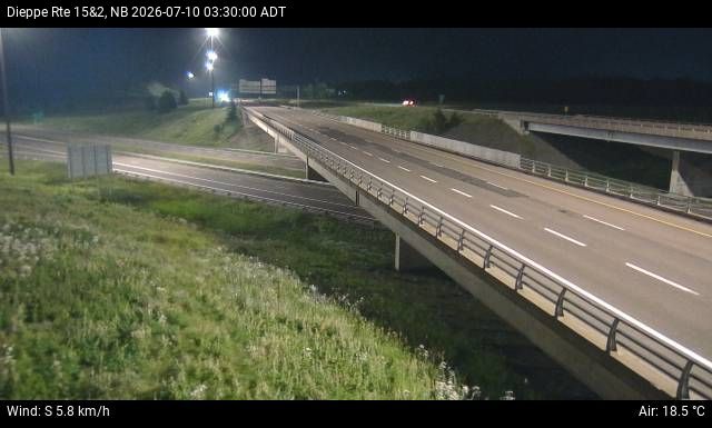 Web Cam image of Dieppe/Moncton (NB Highway 2)