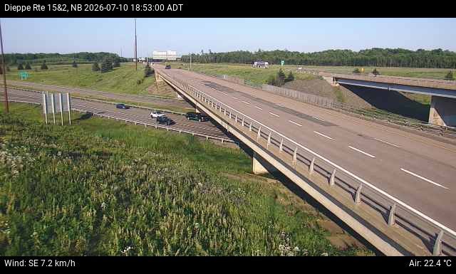 Web Cam image of Dieppe/Moncton (NB Highway 2)