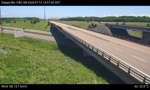 Web Cam image of Dieppe/Moncton (NB Highway 2)