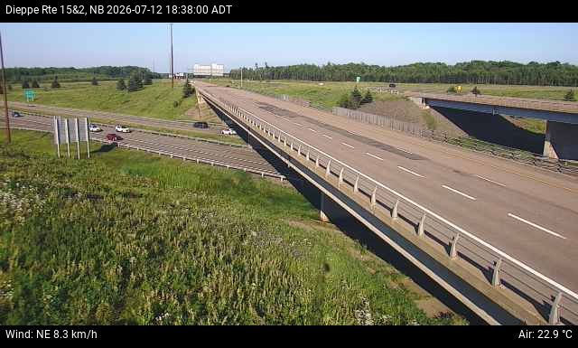 Web Cam image of Dieppe/Moncton (NB Highway 2)