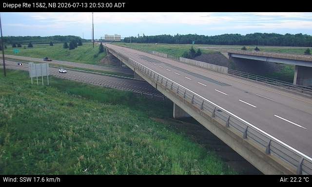 Web Cam image of Dieppe/Moncton (NB Highway 2)