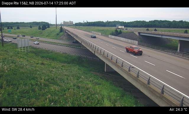 Web Cam image of Dieppe/Moncton (NB Highway 2)