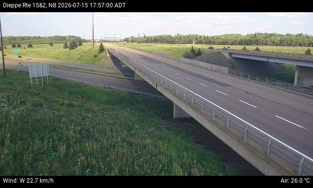 Web Cam image of Dieppe/Moncton (NB Highway 2)