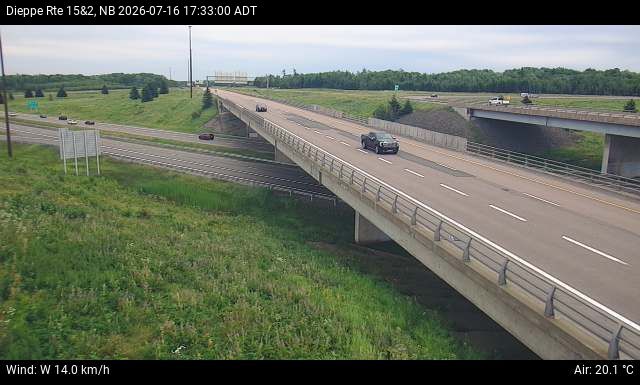 Web Cam image of Dieppe/Moncton (NB Highway 2)