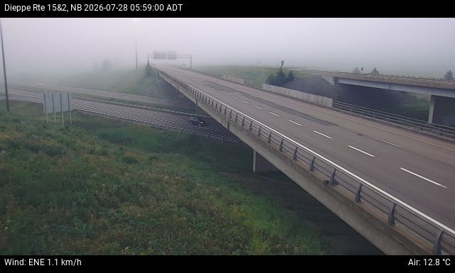 Web Cam image of Dieppe/Moncton (NB Highway 2)