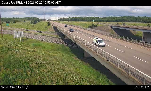 Web Cam image of Dieppe/Moncton (NB Highway 2)