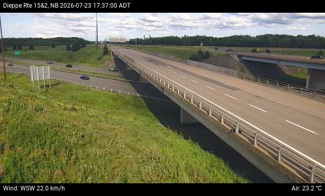 Web Cam image of Dieppe/Moncton (NB Highway 2)