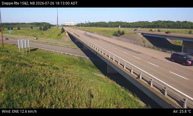 Web Cam image of Dieppe/Moncton (NB Highway 2)