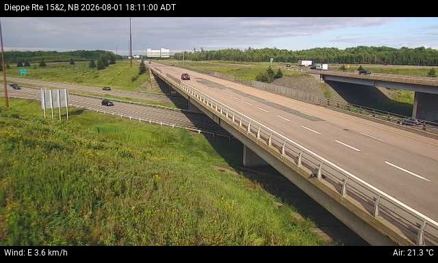 Web Cam image of Dieppe/Moncton (NB Highway 2)