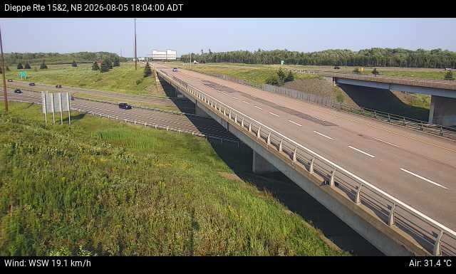 Web Cam image of Dieppe/Moncton (NB Highway 2)