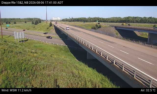 Web Cam image of Dieppe/Moncton (NB Highway 2)