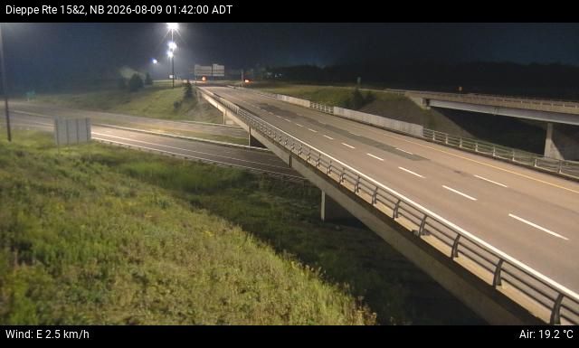 Web Cam image of Dieppe/Moncton (NB Highway 2)