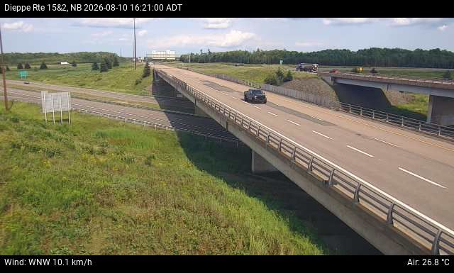 Web Cam image of Dieppe/Moncton (NB Highway 2)