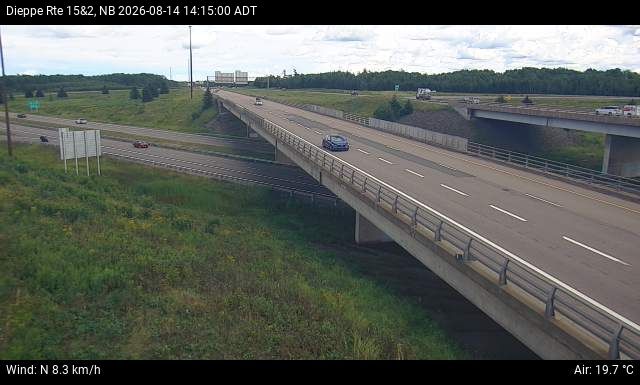 Web Cam image of Dieppe/Moncton (NB Highway 2)