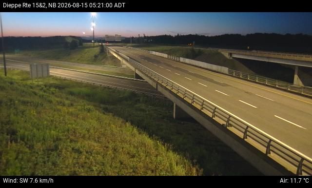 Web Cam image of Dieppe/Moncton (NB Highway 2)