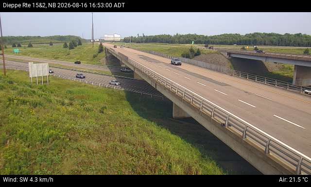 Web Cam image of Dieppe/Moncton (NB Highway 2)