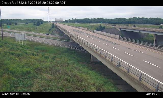 Web Cam image of Dieppe/Moncton (NB Highway 2)
