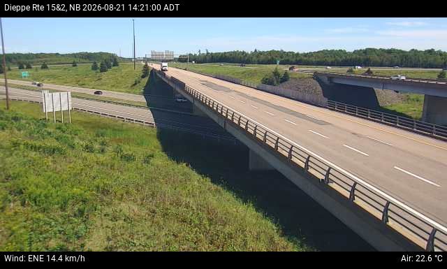 Web Cam image of Dieppe/Moncton (NB Highway 2)