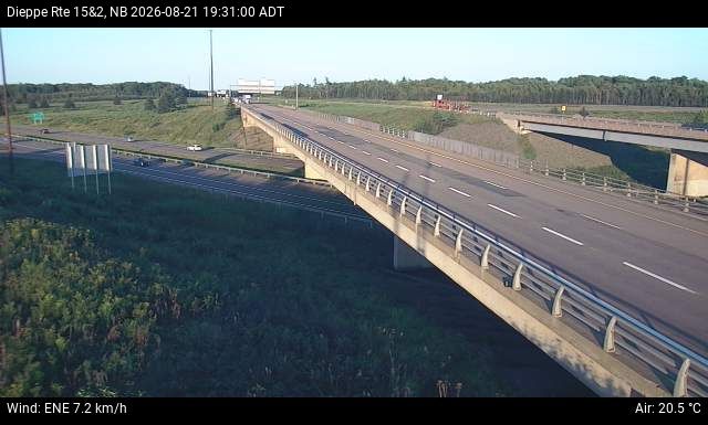 Web Cam image of Dieppe/Moncton (NB Highway 2)