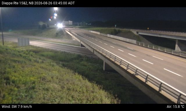Web Cam image of Dieppe/Moncton (NB Highway 2)