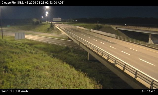 Web Cam image of Dieppe/Moncton (NB Highway 2)