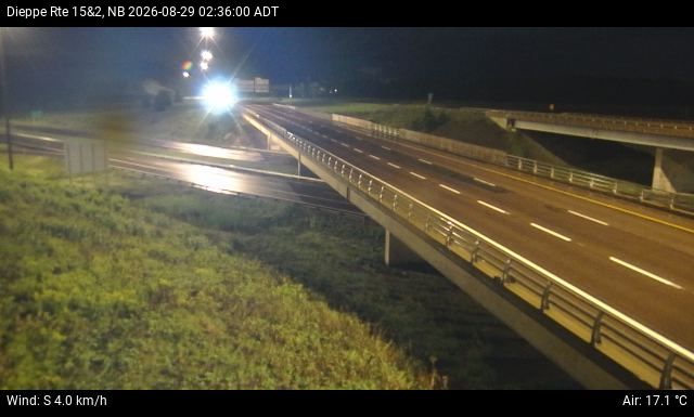 Web Cam image of Dieppe/Moncton (NB Highway 2)