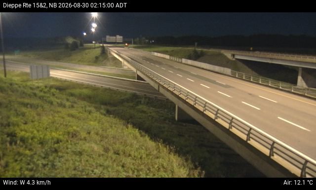 Web Cam image of Dieppe/Moncton (NB Highway 2)