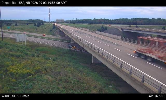 Web Cam image of Dieppe/Moncton (NB Highway 2)