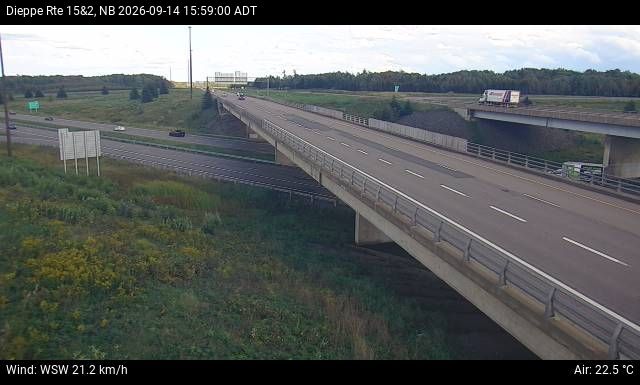 Web Cam image of Dieppe/Moncton (NB Highway 2)