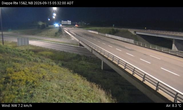 Web Cam image of Dieppe/Moncton (NB Highway 2)
