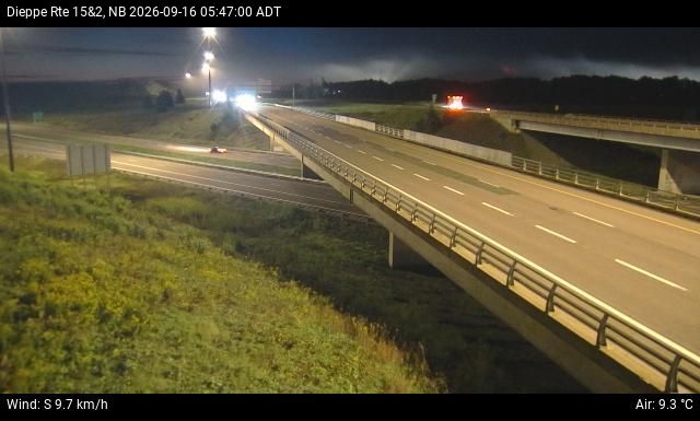 Web Cam image of Dieppe/Moncton (NB Highway 2)