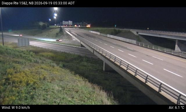 Web Cam image of Dieppe/Moncton (NB Highway 2)