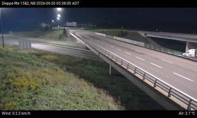 Web Cam image of Dieppe/Moncton (NB Highway 2)