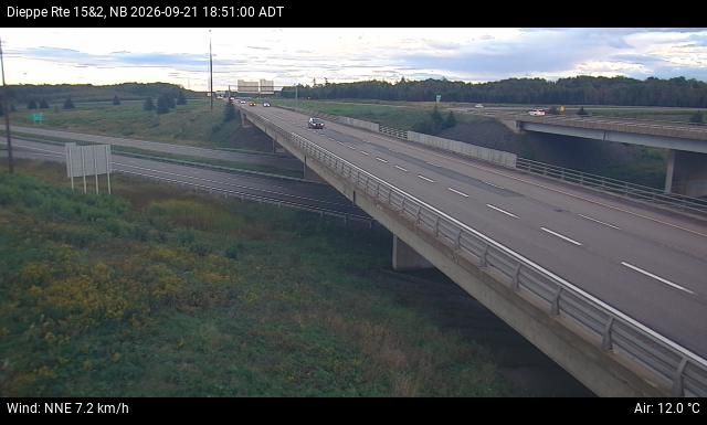 Web Cam image of Dieppe/Moncton (NB Highway 2)