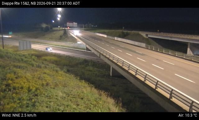 Web Cam image of Dieppe/Moncton (NB Highway 2)