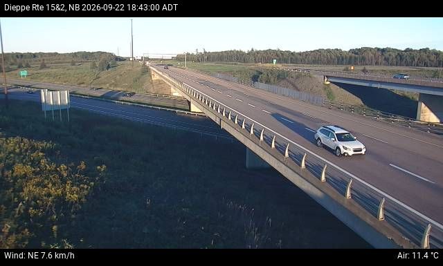 Web Cam image of Dieppe/Moncton (NB Highway 2)