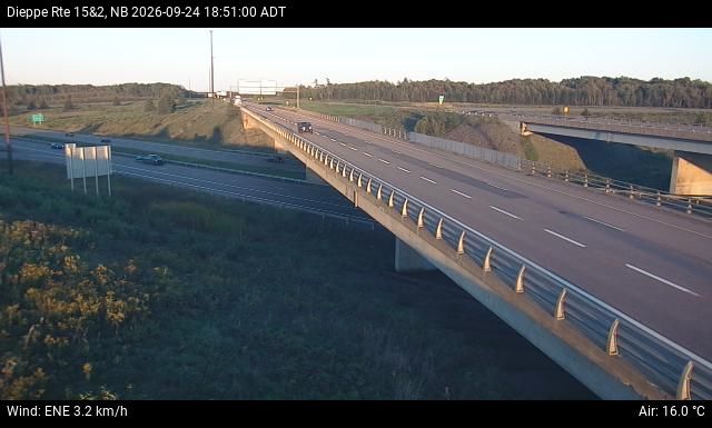 Web Cam image of Dieppe/Moncton (NB Highway 2)
