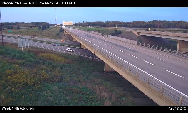 Web Cam image of Dieppe/Moncton (NB Highway 2)