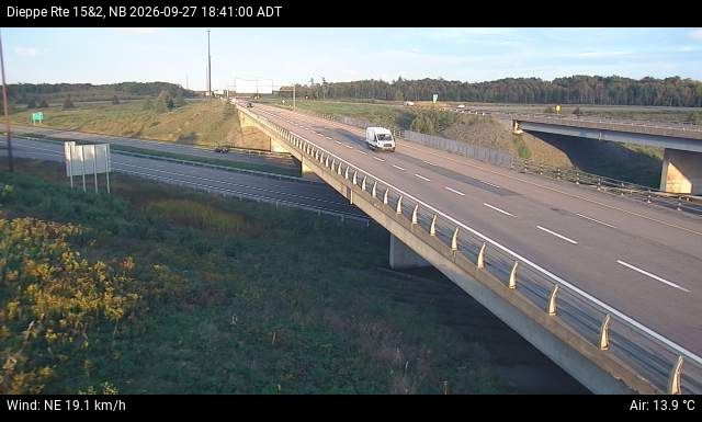 Web Cam image of Dieppe/Moncton (NB Highway 2)