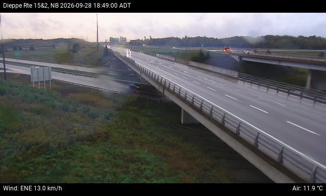 Web Cam image of Dieppe/Moncton (NB Highway 2)