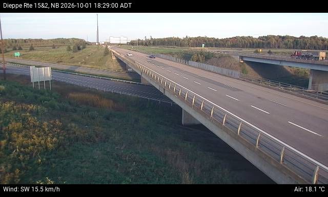 Web Cam image of Dieppe/Moncton (NB Highway 2)