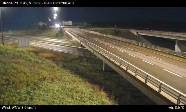 Web Cam image of Dieppe/Moncton (NB Highway 2)