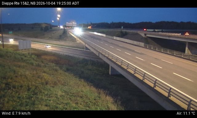 Web Cam image of Dieppe/Moncton (NB Highway 2)